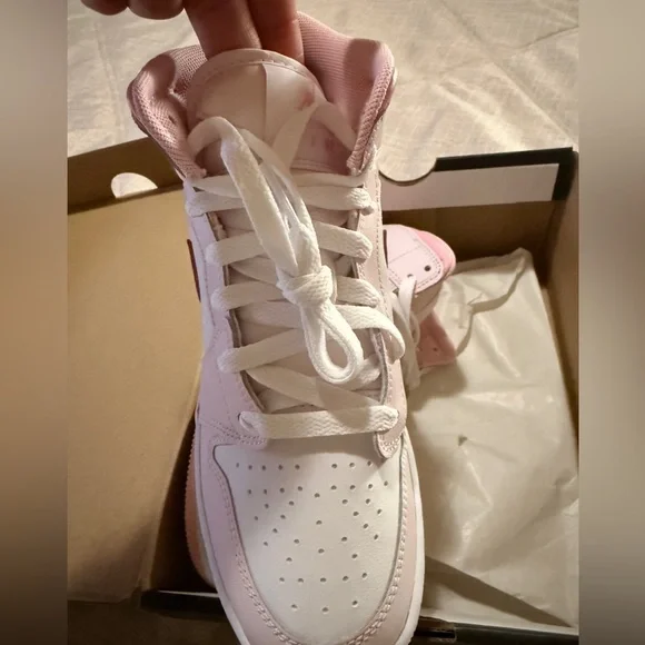 Jordan Kids Sneakers - Pink and White - Picture 6 of 11